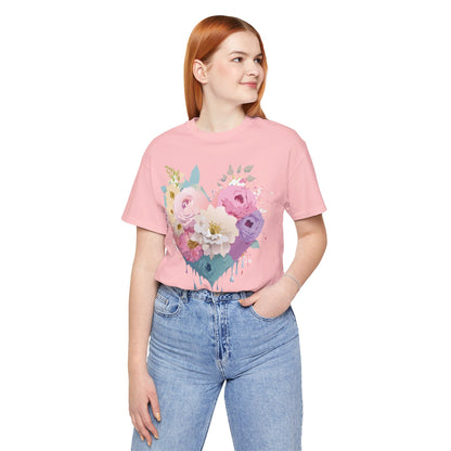 Natural Cotton Tee Shirt - Love story Collection Printify