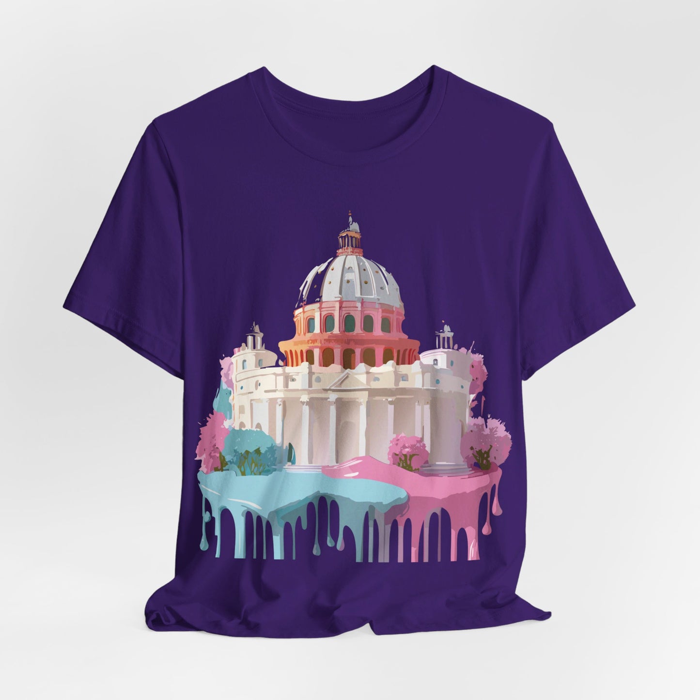 Natural Cotton Tee Shirt - Beautiful Places Collection - Rome