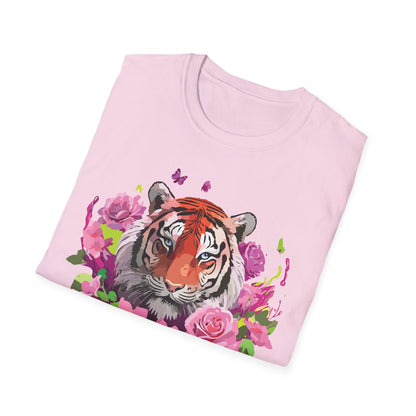 Tiger Shirt Unisex Tee Gildan Softstyle 64000 Ring Spun Cotton