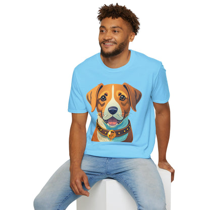 Dog Shirt Unisex Animal Tee Gildan Softstyle 64000 Cotton Tee