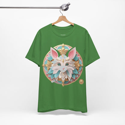 Natural Cotton Tee Shirt - Medallion Collection Printify