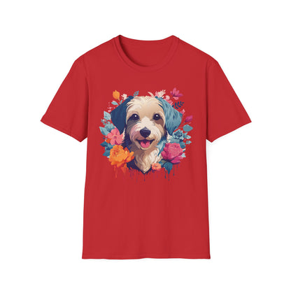 Dog Shirt Unisex Animal Tee Made From 100 Percent Ring Spun Cotton