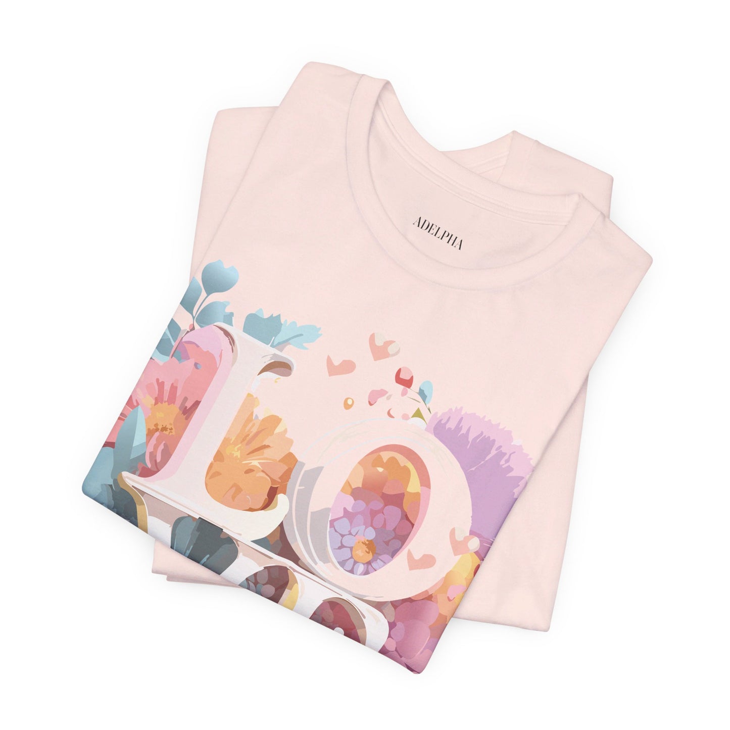 T-shirt en coton naturel - Collection Love story