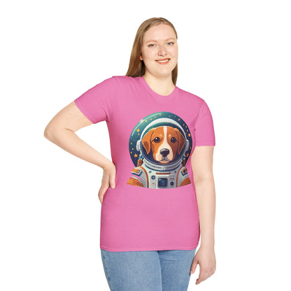 Dog Shirt Unisex Animal Print Tee Softstyle Short Sleeve Tee