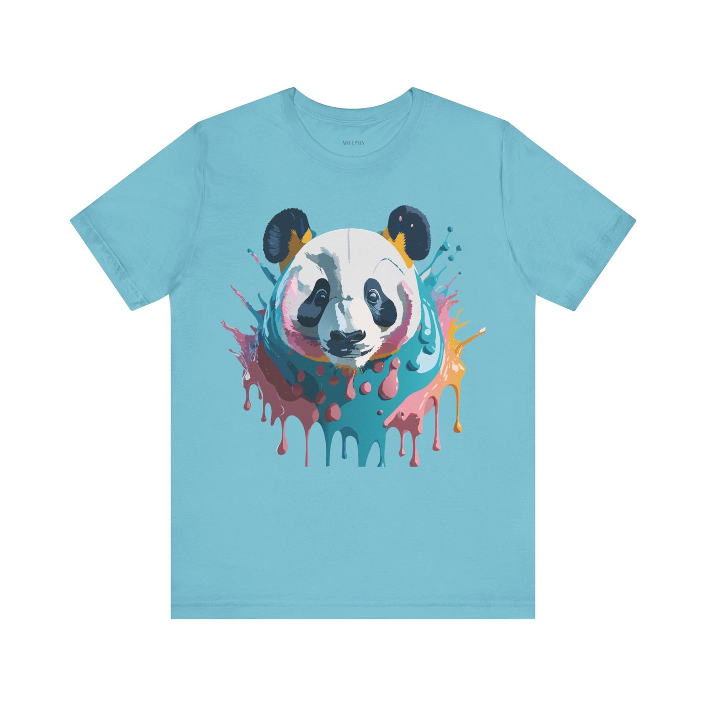 Natural Cotton Tee Shirt with Panda