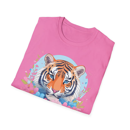Tiger Shirt Unisex Softstyle T Shirt Gildan 64000 Animal Tee