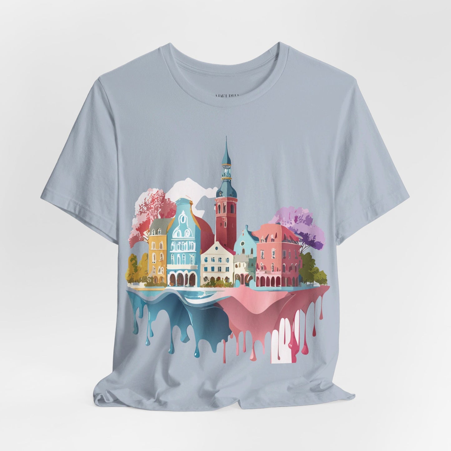 Natural Cotton Tee Shirt - Beautiful Places Collection - Warnemünde and Rostock - Germany