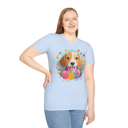 Dog Shirt Unisex Animal Tee Softstyle Cotton Comfort Everyday Wear