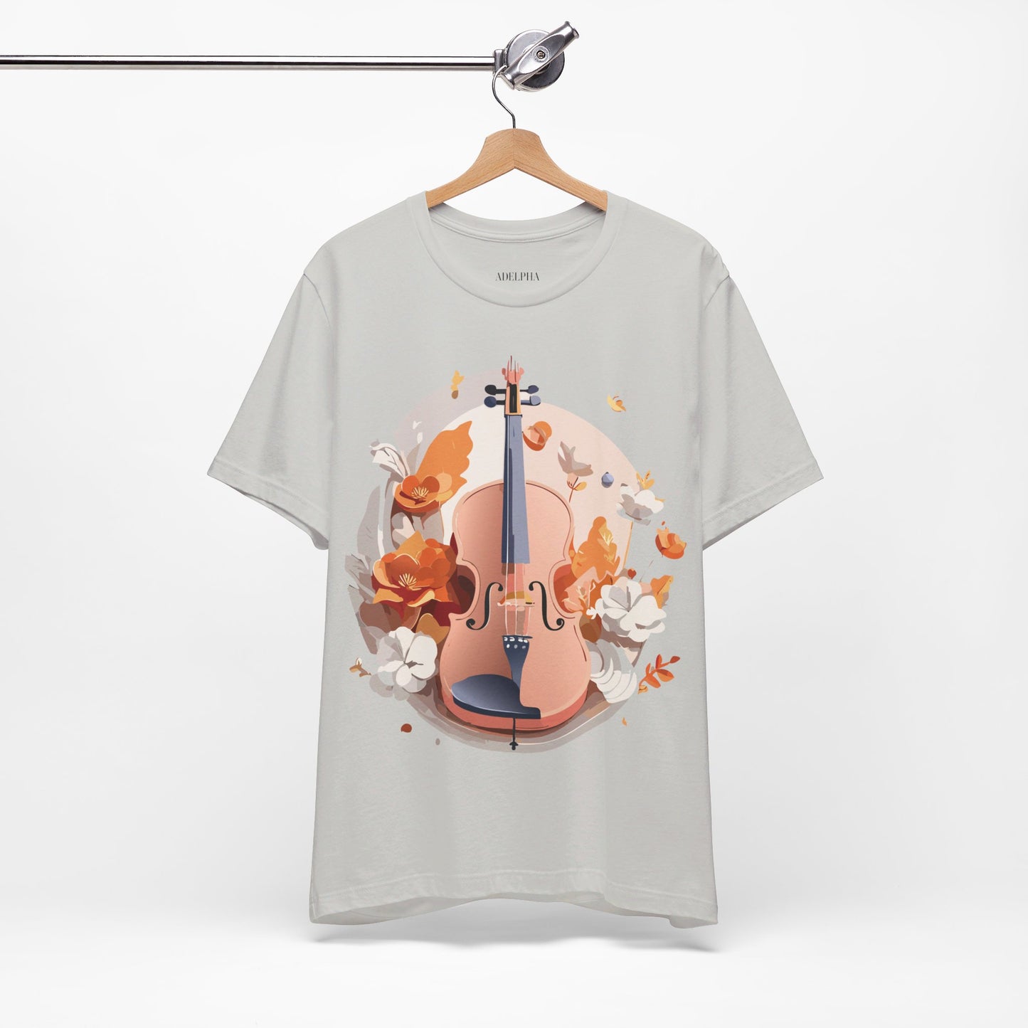 T-Shirt aus natürlicher Baumwolle – Musikkollektion