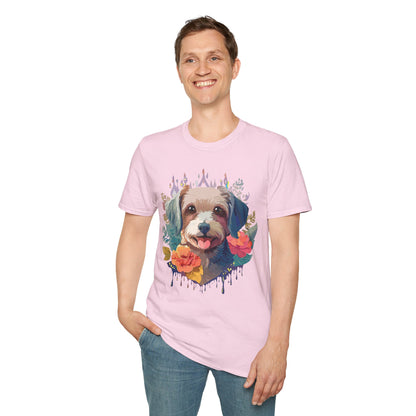 Dog Shirt Unisex Animal Tee Gildan Softstyle 64000 Short Sleeve Tee