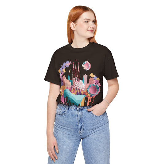 Tourist Shirt, Shirt with Barcelona - ADELPHA