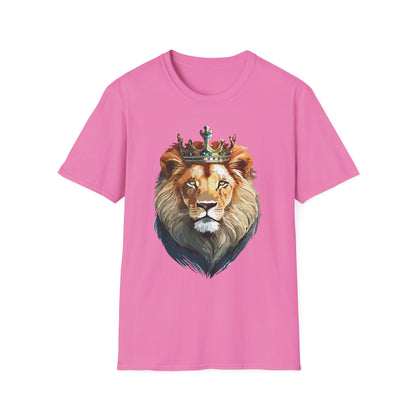 Lion Shirt Unisex Softstyle Tee Gildan 64000 100 Percent Ring Spun Cotton