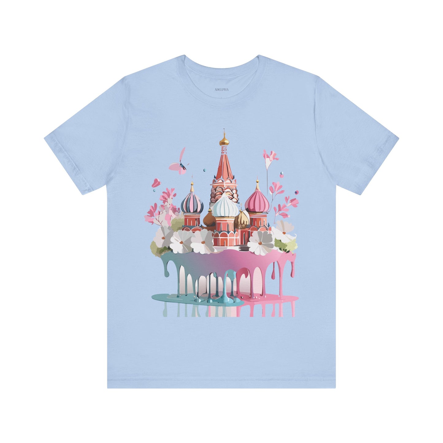 Natural Cotton Tee Shirt - Beautiful Places Collection - Moscow