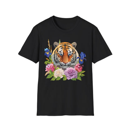 Unisex Tiger Shirt Softstyle Graphic Tee 100 Percent Cotton Apparel