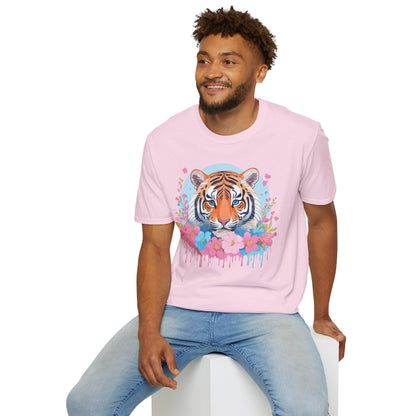 Tiger Shirt Unisex Softstyle T Shirt Gildan 64000 Animal Tee
