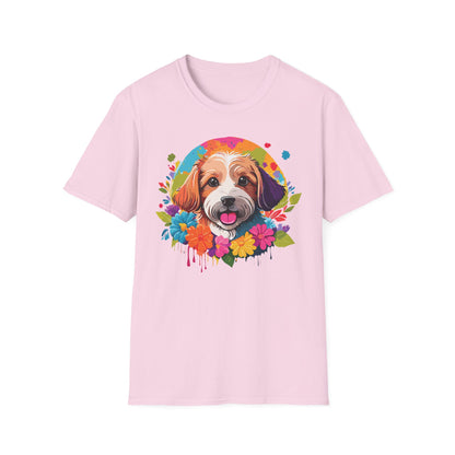 Unisex Dog Shirt Softstyle Cotton Tee Gildan 64000 Animal Tee