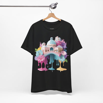Natural Cotton Tee Shirt - Beautiful Places Collection - Venice Printify