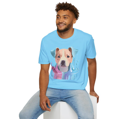 Dog Shirt Unisex Animal Tee Softstyle Gildan 64000 Cotton Tee