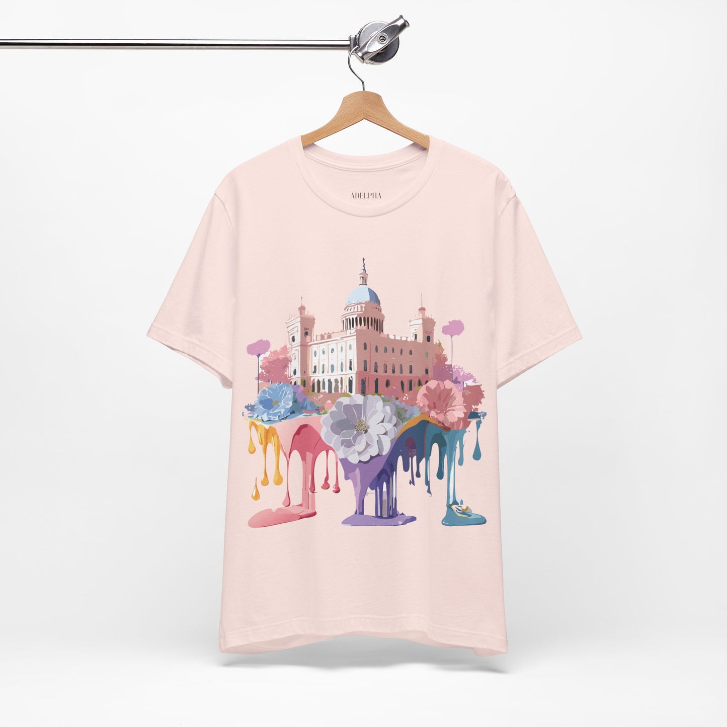 Natural Cotton Tee Shirt - Beautiful Places Collection - Madrid