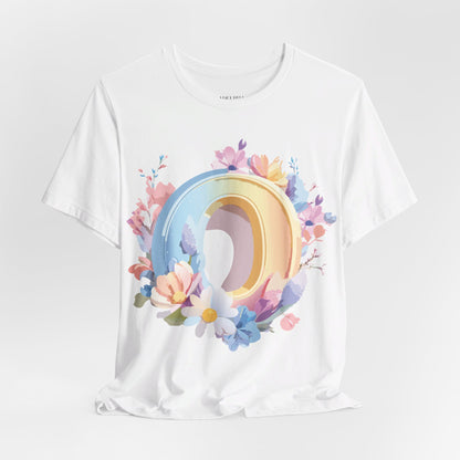Natural Cotton Tee Shirt - Letters Collection - O Printify