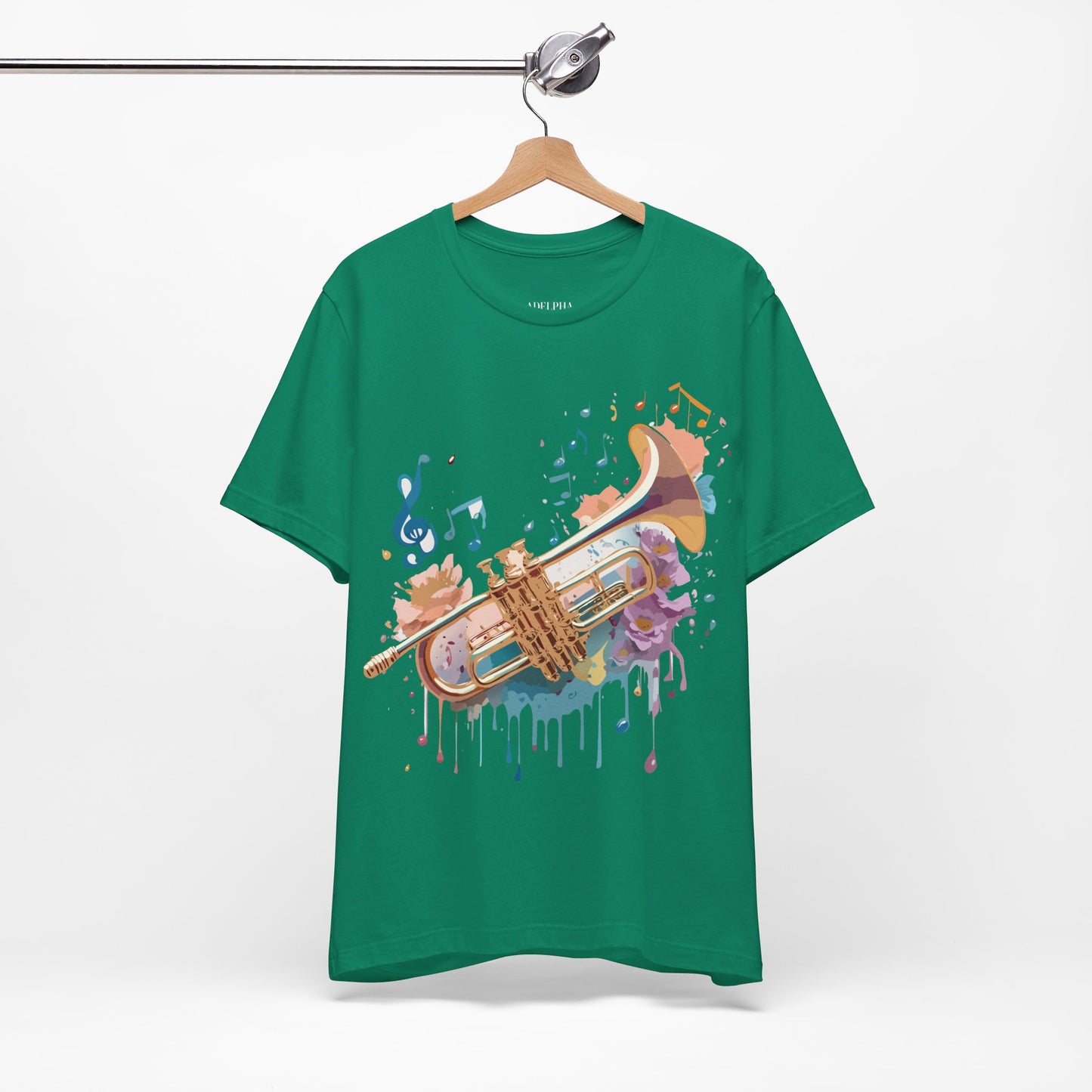 T-Shirt aus natürlicher Baumwolle – Musikkollektion