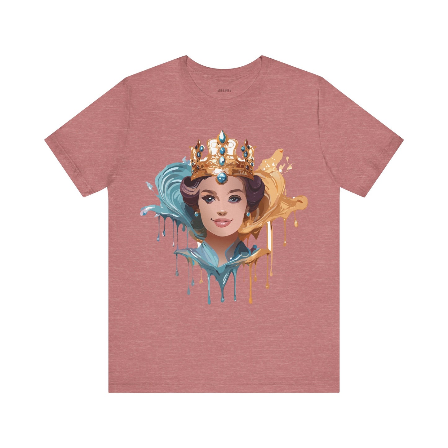 T-Shirt aus natürlicher Baumwolle – Queen Collection