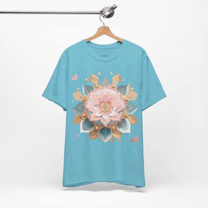 Natural Cotton Tee Shirt - Medallion Collection Printify