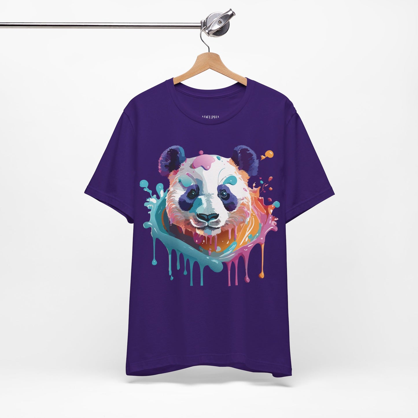 T-shirt en coton naturel avec panda