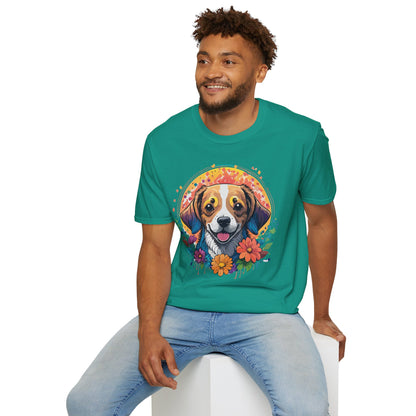 Dog Shirt Unisex Animal Tee Gildan 64000 Softstyle Ring Spun Cotton