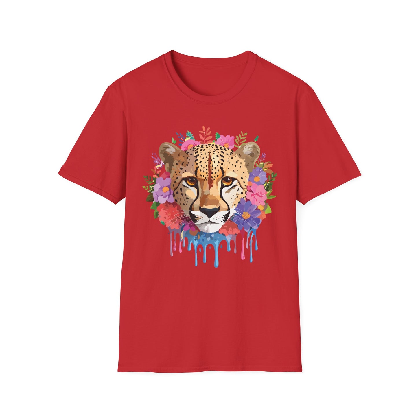 Cheetah Shirt, Shirt with Cheetah, Cheetah Tee, Shirt with Animals