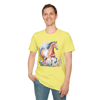 Horse Shirt Unisex Gildan Softstyle Tee 100 Ring Spun Cotton