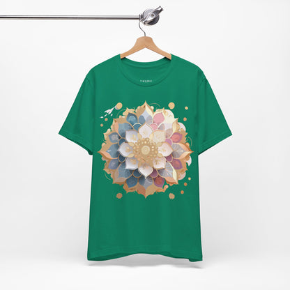 Natural Cotton Tee Shirt - Medallion Collection Printify