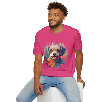 Dog Shirt Unisex Animal Tee Gildan Softstyle 64000 Short Sleeve Tee