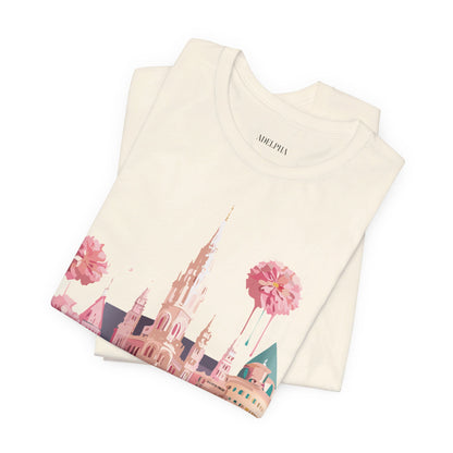Natural Cotton Tee Shirt - Beautiful Places Collection - Vienna Printify