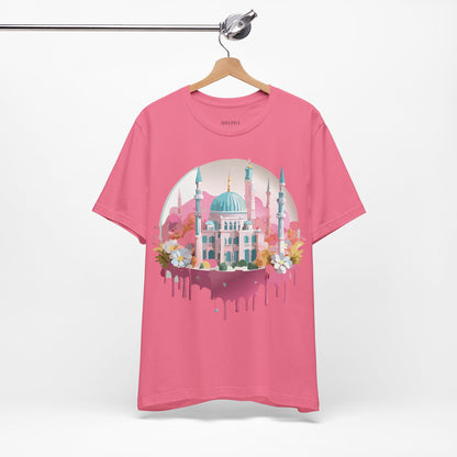 Natural Cotton Tee Shirt - Istanbul, Turkey Printify
