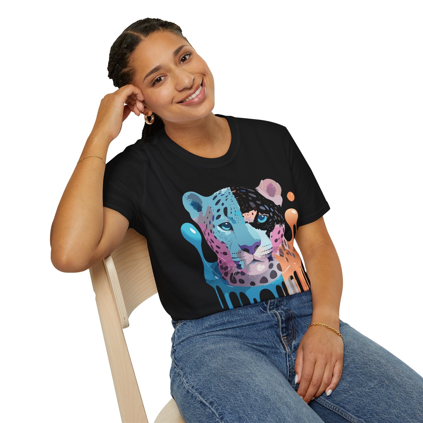 Cheetah Shirt, Shirt with Cheetah, Cheetah Tee, Shirt with Animals