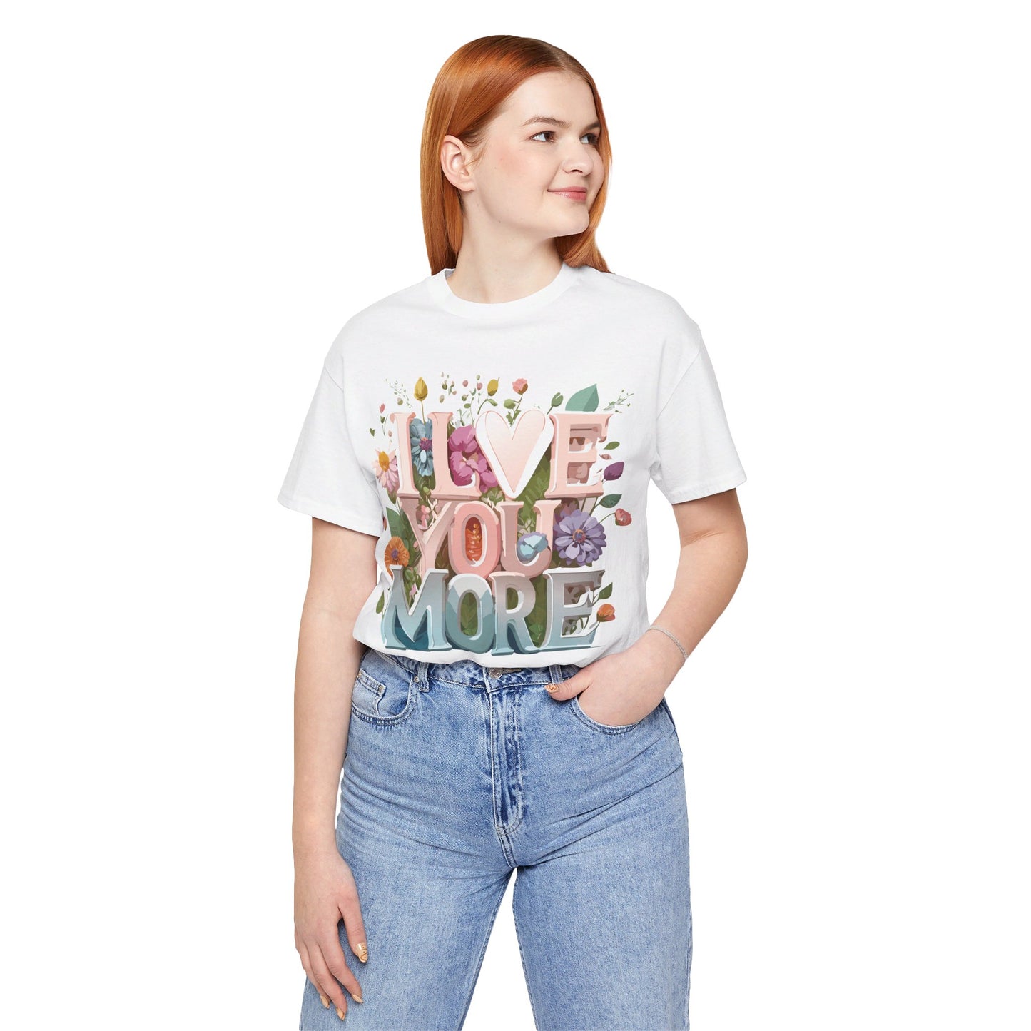 Natural Cotton Tee Shirt - Love story Collection