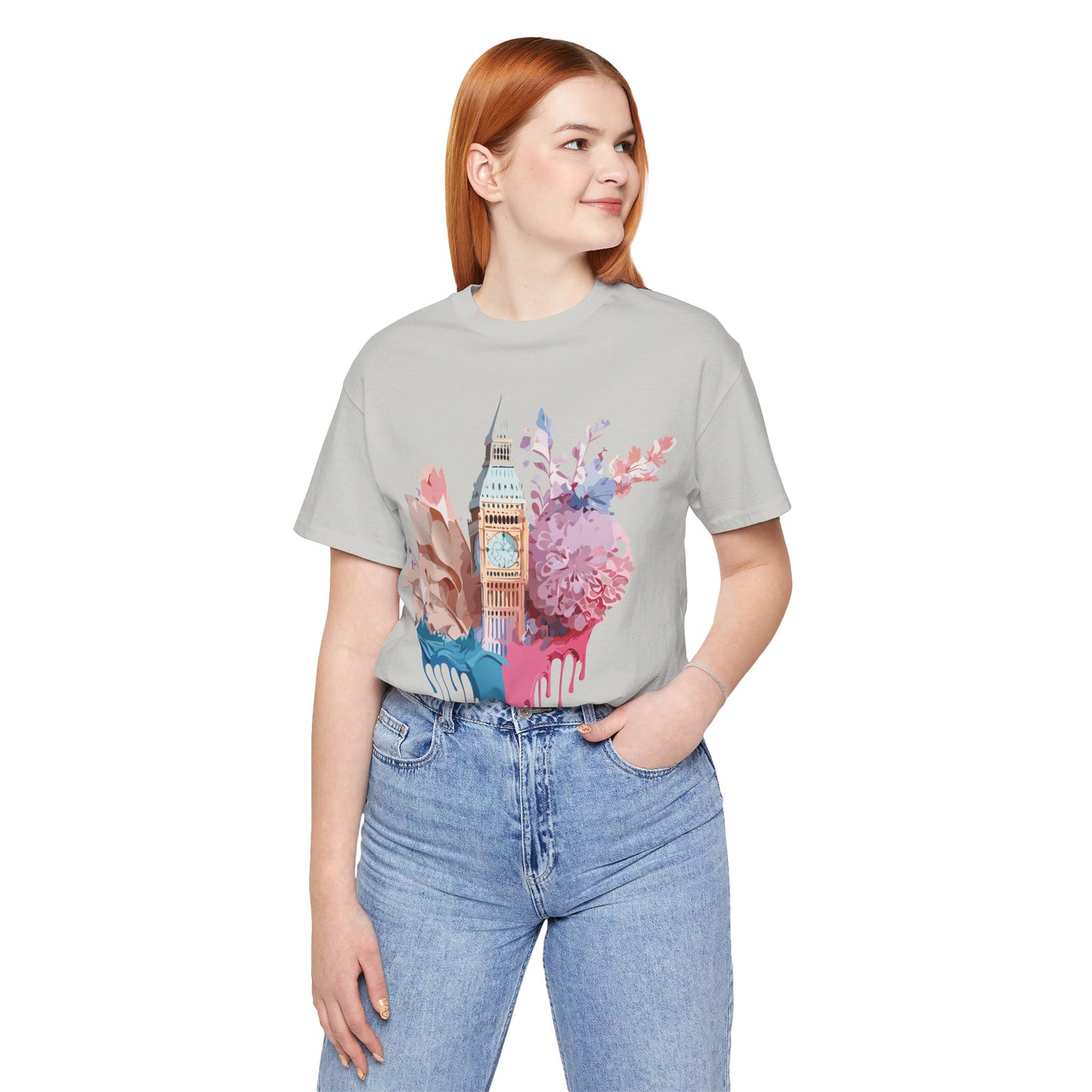 Natural Cotton Tee Shirt - Beautiful Places Collection - London