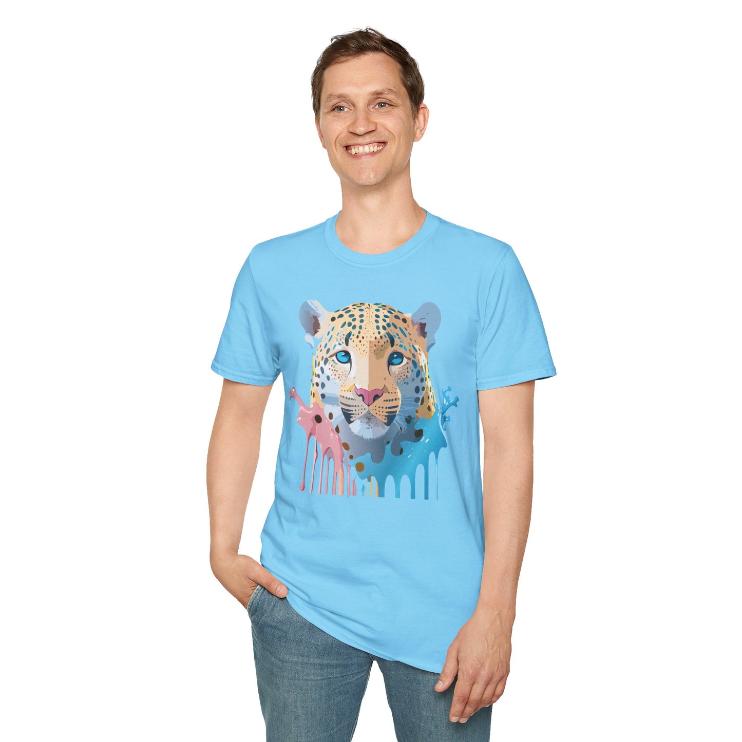 Cheetah Shirt, Shirt with Cheetah, Cheetah Tee, Shirt with Animals