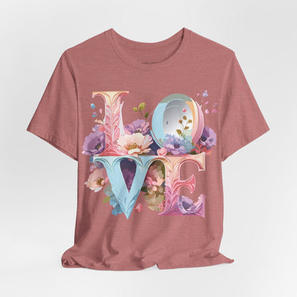 Natural Cotton Tee Shirt - Love story Collection Printify