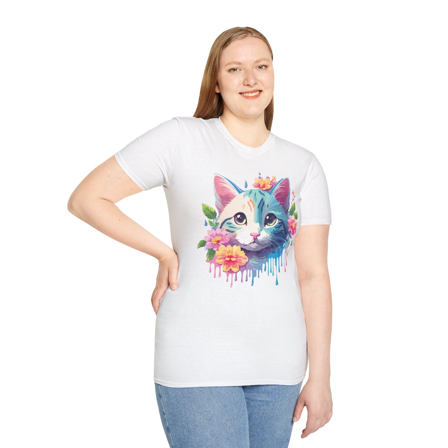 Cat Shirt, Shirt with Cat, Cats Tee, Kitten Tee