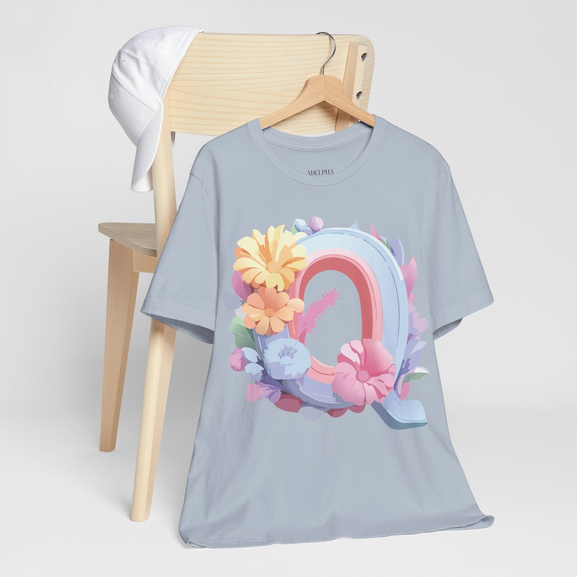 Letter Shirt, Letter Q Shirt - ADELPHA
