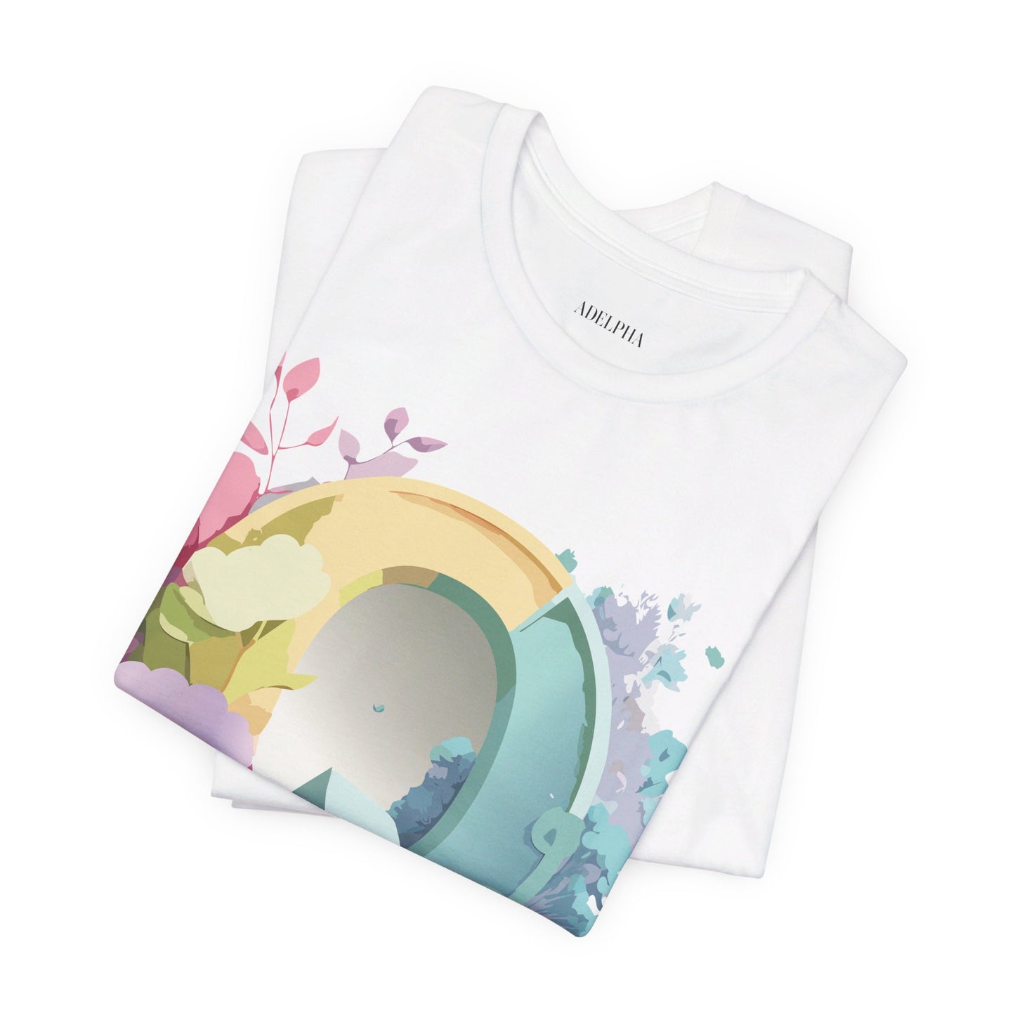 T-shirt en coton naturel - Collection Lettres - Q