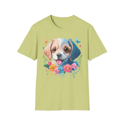 Dog Shirt Unisex Softstyle Tee Gildan 64000 100 Percent Ring Spun Cotton