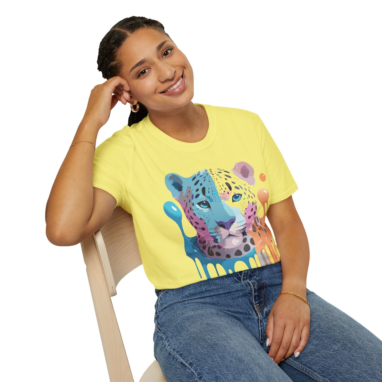 Cheetah Shirt, Shirt with Cheetah, Cheetah Tee, Shirt with Animals