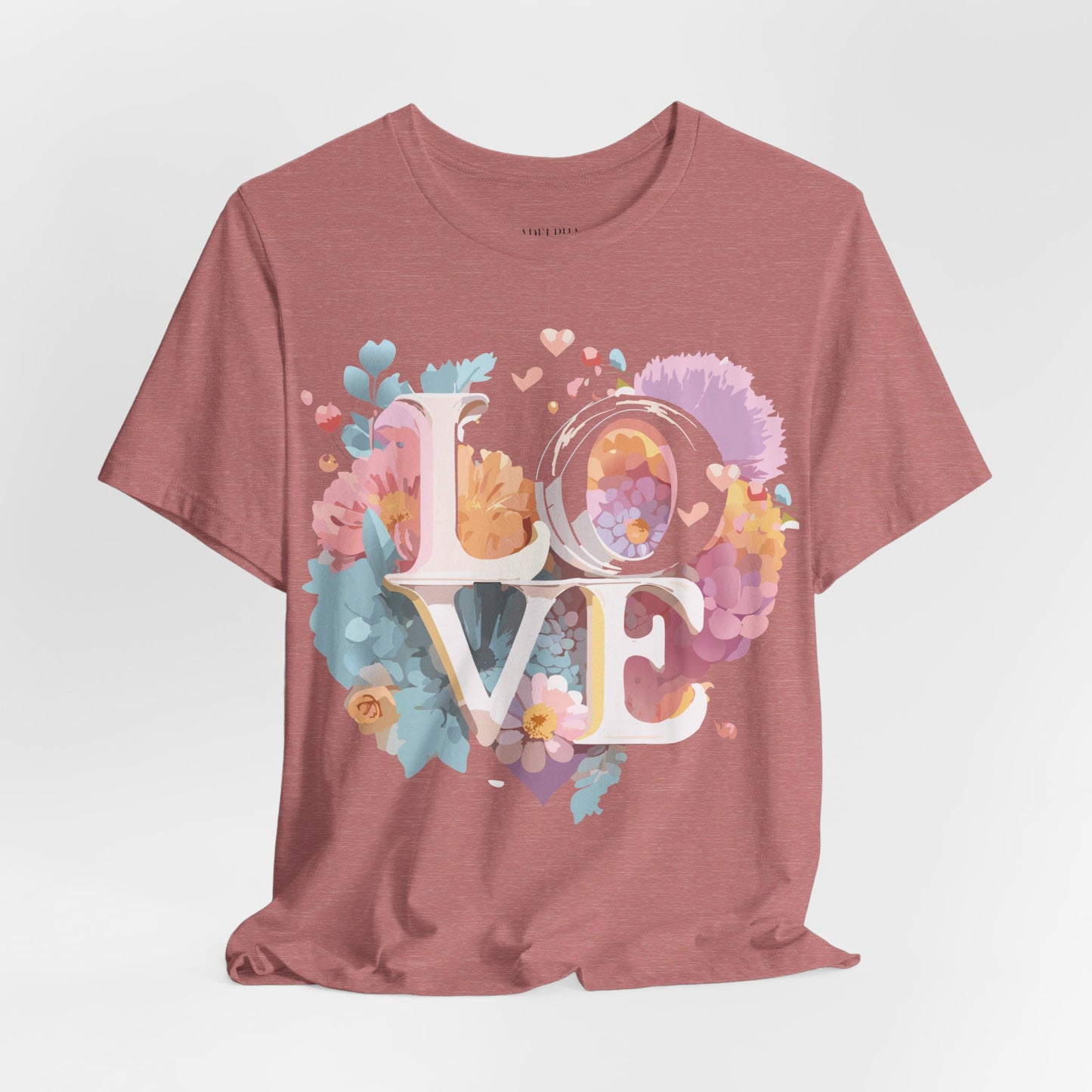 T-Shirt aus natürlicher Baumwolle – Love Story-Kollektion