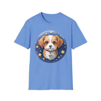 Unisex Dog Shirt Animal Print Tee Gildan Softstyle 64000 Cotton