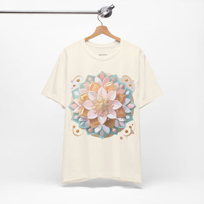 Natural Cotton Tee Shirt - Medallion Collection Printify