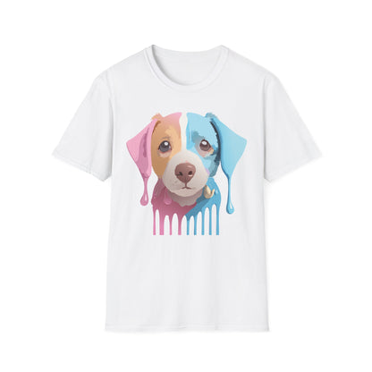 Unisex Dog Shirt Animal Tee Gildan Softstyle 64000 Cotton Tee