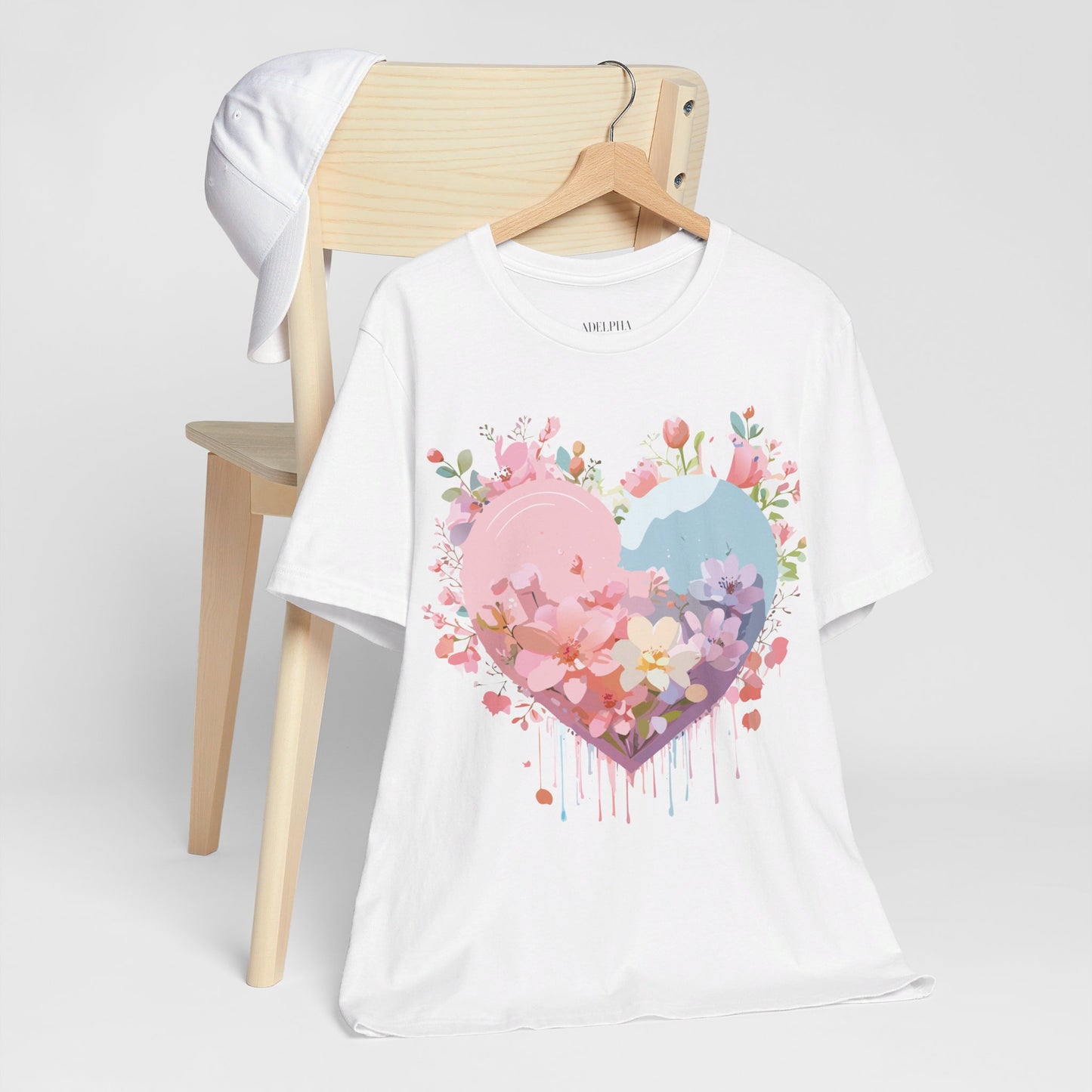 Natural Cotton Tee Shirt - Love story Collection